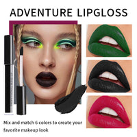 HKM-532371 Waterproof Halloween Lipstick Lip Glaze - No Stain on Cup, Universal Skin Type