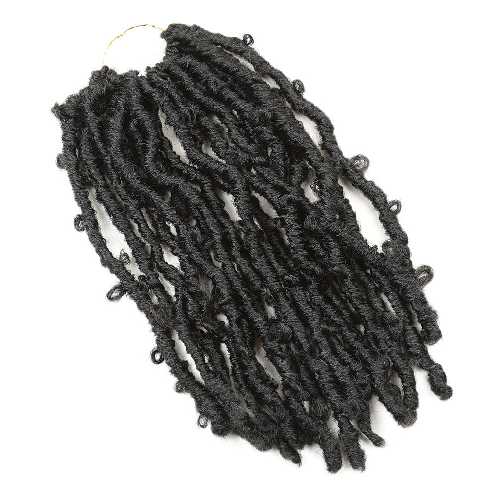 HKM-872915 Short Curly Wig for Ladies - 12 Inch Low Temperature Flame Retardant Silk, Versatile for Any Face Shape