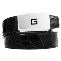 HKM-965587 Men's Leather Belt with Customisable Steel Buckle, Model LY36-61502-8