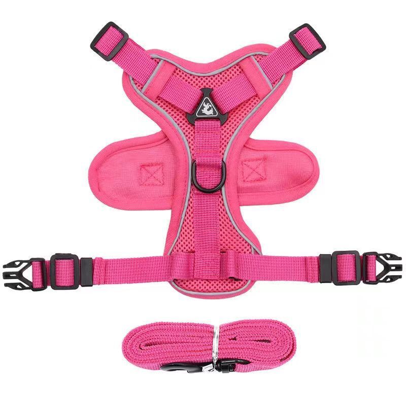 HKM-979411 Reflective Anti-Slip Dog Leash with Traction - Available in Multiple Colors