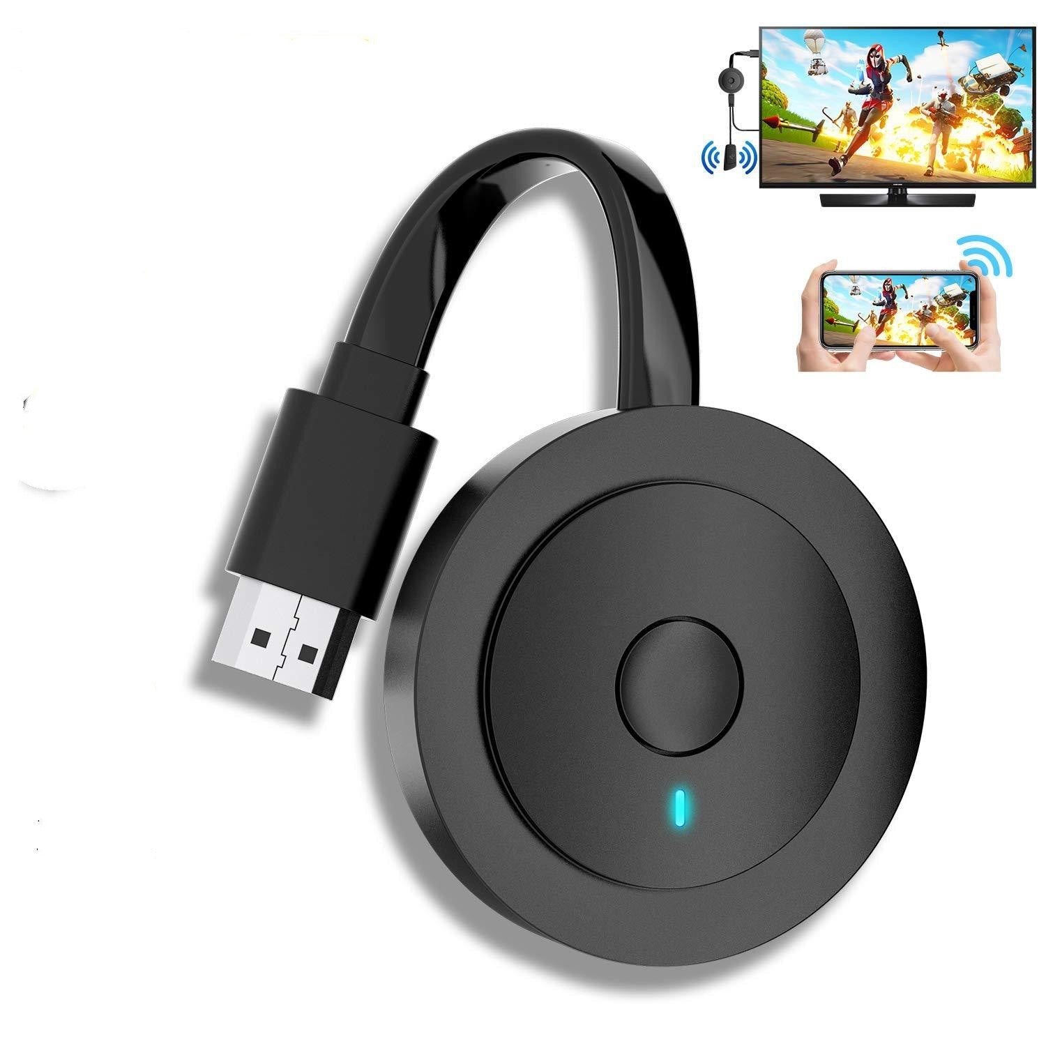 KTX-852755 Dual-Band Wireless WiFi Connector for TVs and Projectors, 1920x1080 Resolution, HDMI Output, 5G Storage