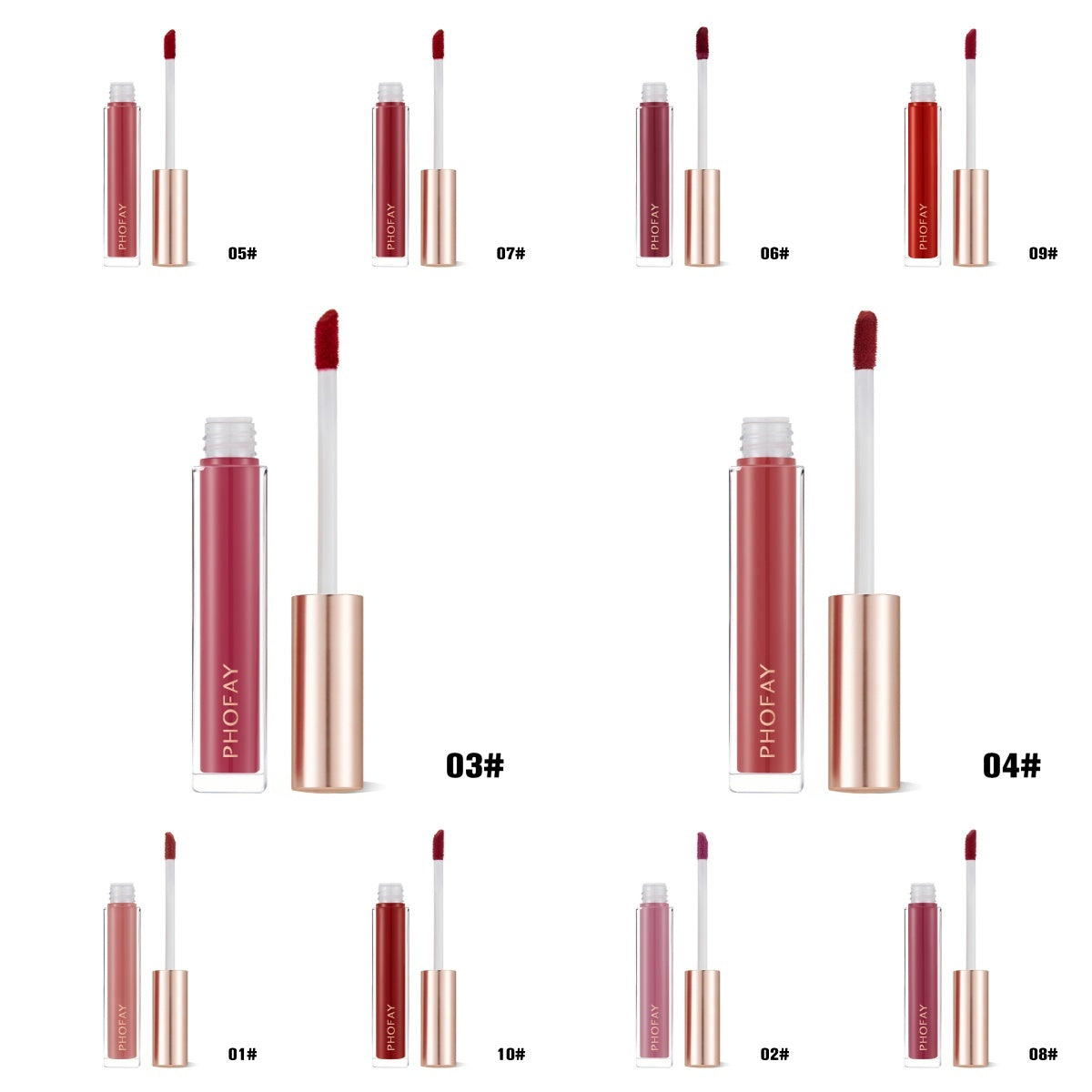 HKM-726675 Non-Sticky Moisturizing Lip Gloss for Smooth, Charming Lips - 3.2 ML