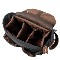 HKM-007571 Canvas Crossbody Shoulder Bag for Micro SLR Cameras - Eco-Friendly Design