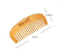 HKM-280787 Natural Bamboo Hair Comb for Scalp Massage and Anti-Static Styling Tool, 12x5.2cm, Suitable for All Hair Types