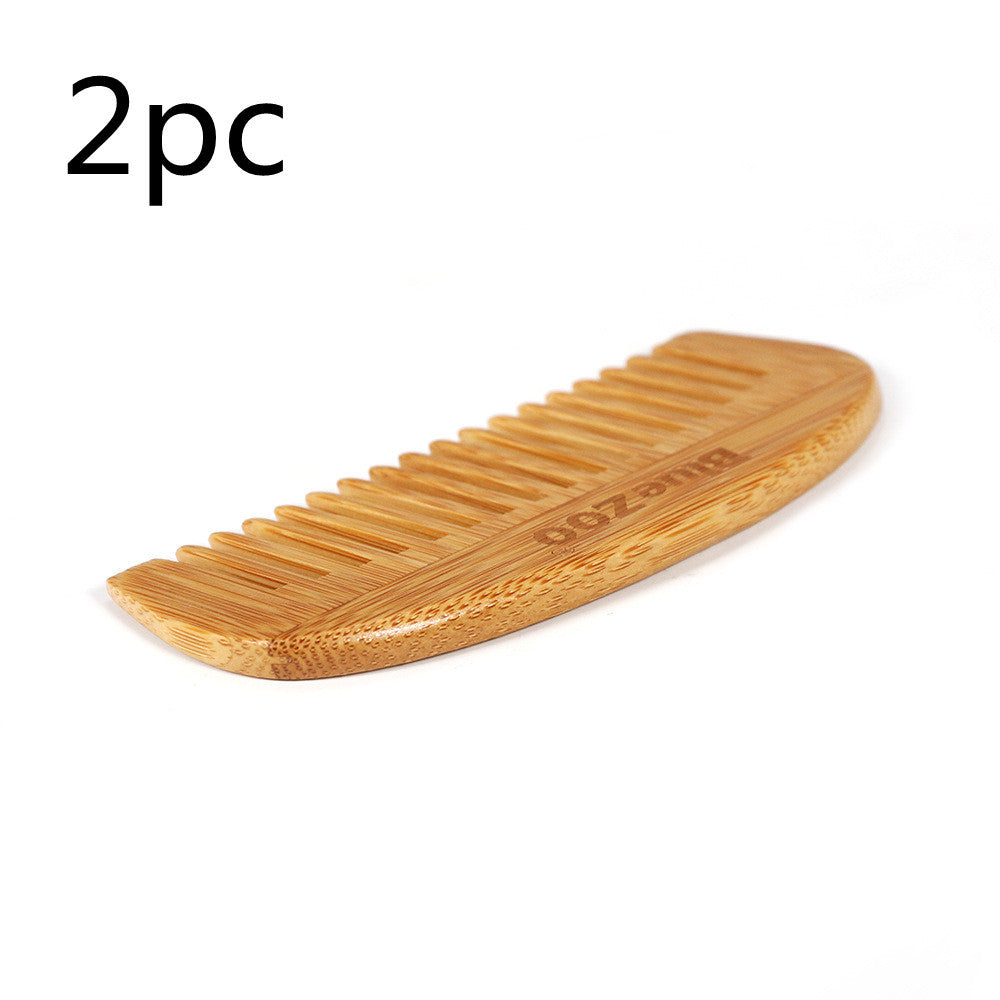 HKM-280787 Natural Bamboo Hair Comb for Scalp Massage and Anti-Static Styling Tool, 12x5.2cm, Suitable for All Hair Types