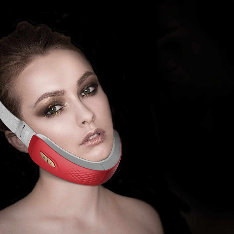 HKM-855507 Rechargeable Micro-current Facial Lifting Device with Color Light for Double Chin and V Face Massage