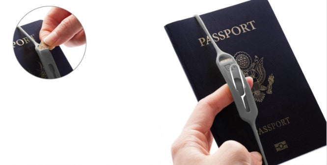 KTX-663443 Portable Silicone Card Holder with Anti-Lost Design - Available in Green Gray and Yellow Powder