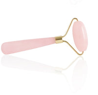 HKM-930707 Rose Quartz Roller Massage Tool for Neck, Face, Back, and Foot Care - 120mm Size