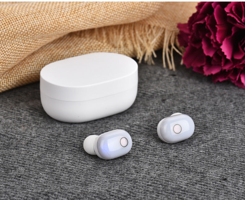 KTX-392339 Wireless Mini Binaural Headphones with Bluetooth 5.0 and Touch Controls