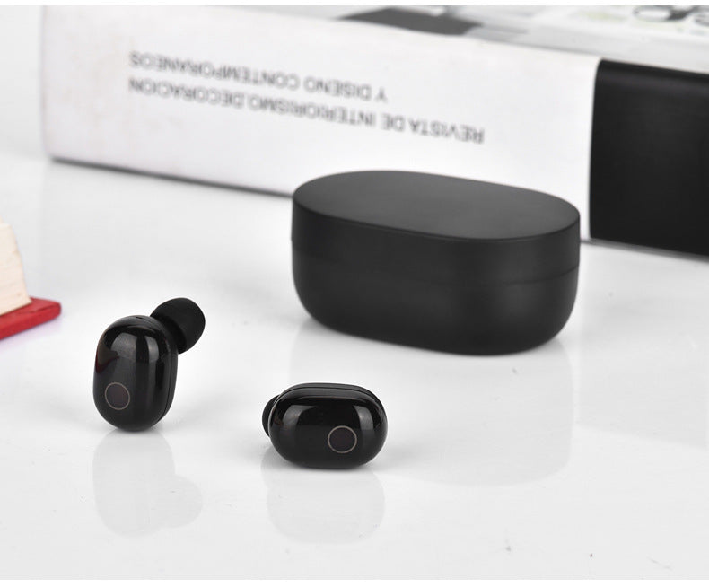 KTX-392339 Wireless Mini Binaural Headphones with Bluetooth 5.0 and Touch Controls