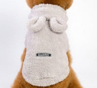 HKM-033939 Small Dog Cozy Warm Cartoon Clothing - Double-Sided Velvet Fabric in Sizes S-2XL