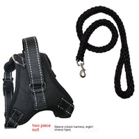 HKM-368019 Adjustable Nylon Pet Harness with Reflective Design for Dogs and Cats