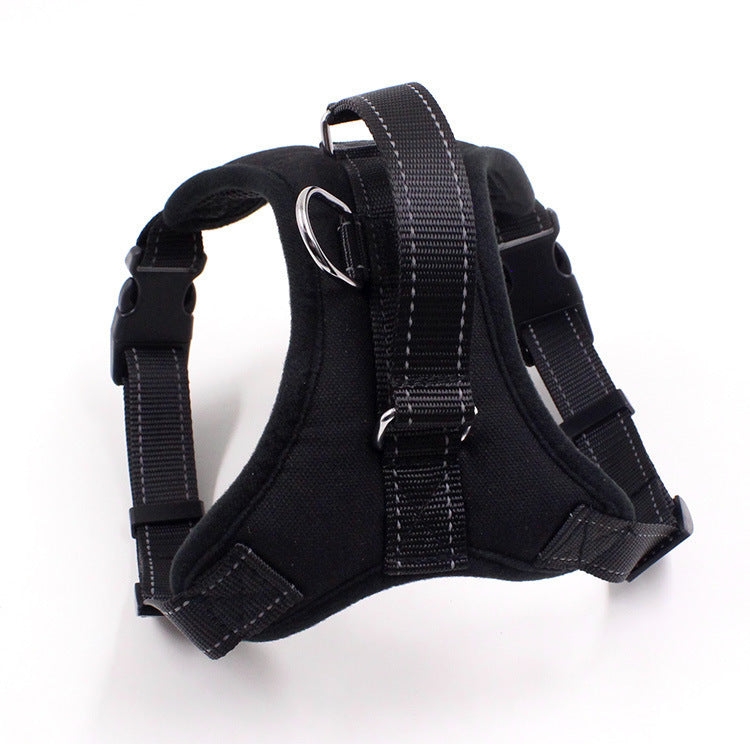 HKM-368019 Adjustable Nylon Pet Harness with Reflective Design for Dogs and Cats