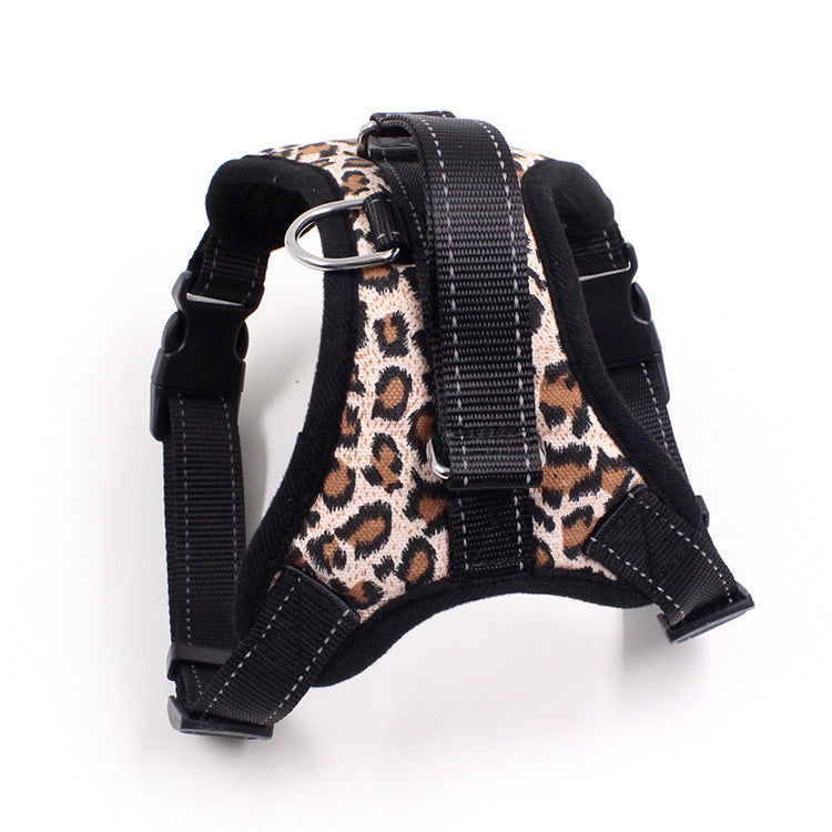 HKM-368019 Adjustable Nylon Pet Harness with Reflective Design for Dogs and Cats