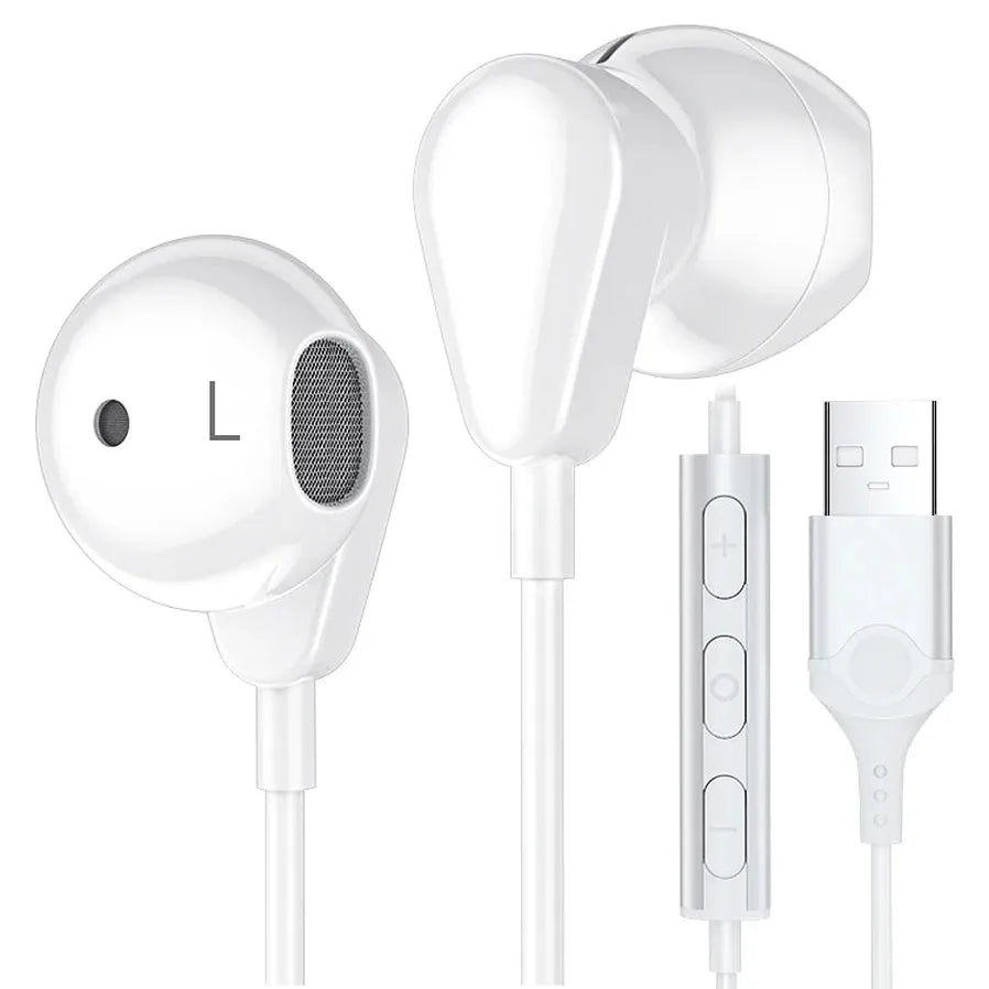 KTX-158035 USB Wired Gaming Headphones with 2.3M Cable, Built-in Microphone and Volume Control