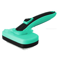 HKM-756819 Retractable Pet Brush and Nail Trimmer for Cats and Dogs - Ergonomic Design, Sharp Stainless Steel Blades, Includes File