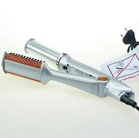 HKM-682963 2-Way Rotating Curling Iron with Adjustable Temperature Control and Safety Auto Shut-off