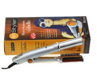 HKM-682963 2-Way Rotating Curling Iron with Adjustable Temperature Control and Safety Auto Shut-off