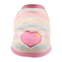 HKM-983059 Cozy Coral Fleece Flannel Vests for Small Dogs and Cats in Various Designs