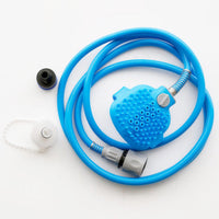 HKM-412627 Comfortable Pet Bathing Tool with Massaging Shower Sprayer and Brush for Dogs and Cats
