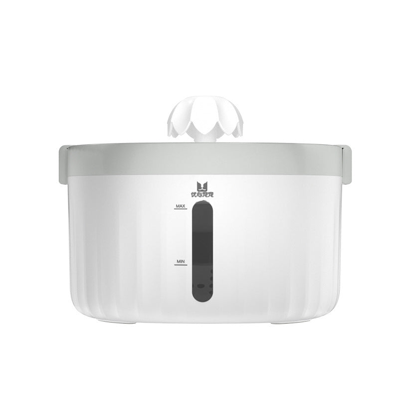 HKM-538899 Automatic Pet Water Dispenser for Cats and Dogs - 2L Capacity, Removable, Easy to Clean, ABS+PP Material
