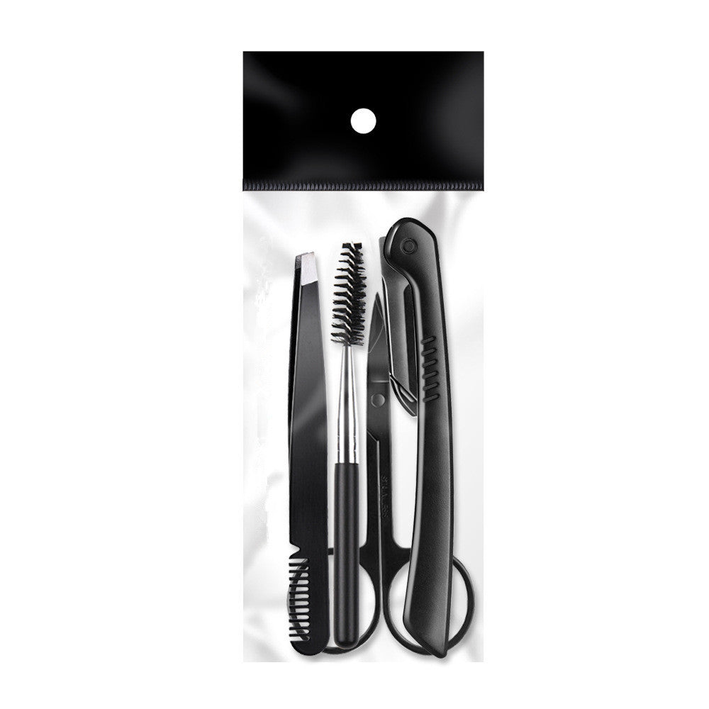 HKM-042259 Eyebrow Trimming Tool Set - 11-Piece, 8-Piece, 6-Piece, or 4-Piece Options for All Skin Types
