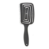 HKM-517907 Curved Black Comb with Eight Claws for Versatile Styling