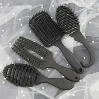 HKM-517907 Curved Black Comb with Eight Claws for Versatile Styling
