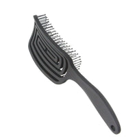 HKM-517907 Curved Black Comb with Eight Claws for Versatile Styling