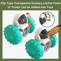 HKM-854419 Interactive Dog Treat Dispenser Toy for Small Dogs and Cats – Slow Feeder, Puzzle Design for IQ Training, Durable and Engaging