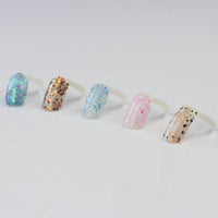 HKM-172179 Crystal Powder for Nail Art - 25 Colors Available, 5g Each, Ideal for Embellishments and Designs