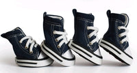 HKM-206355 Denim Canvas Dog Shoes - Waterproof, Non-Slip, Breathable & Comfortable Sports Footwear for Dogs