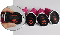 HKM-206355 Denim Canvas Dog Shoes - Waterproof, Non-Slip, Breathable & Comfortable Sports Footwear for Dogs