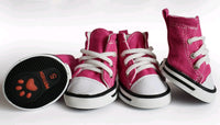 HKM-206355 Denim Canvas Dog Shoes - Waterproof, Non-Slip, Breathable & Comfortable Sports Footwear for Dogs