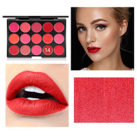 HKM-572883 15-Color Lipstick and Lip Gloss Makeup Palette for Moisturizing Color Variety