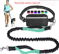 HKM-839123 Nylon Pet Running Traction Rope Set with Adjustable Length, Multiple Colors Available