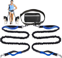 HKM-839123 Nylon Pet Running Traction Rope Set with Adjustable Length, Multiple Colors Available