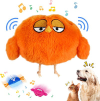 HKM-278099 Interactive Moving Pet Plush Toy with Sounds - Rechargeable Squeaky Dog Toy for Play and Exercise