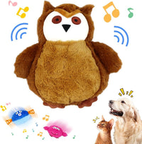 HKM-278099 Interactive Moving Pet Plush Toy with Sounds - Rechargeable Squeaky Dog Toy for Play and Exercise