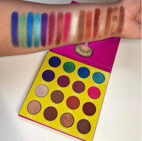 HKM-211283 16-Color Waterproof Eyeshadow Palette with Velvet Texture for Versatile Makeup Looks
