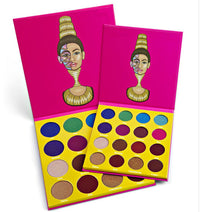 HKM-211283 16-Color Waterproof Eyeshadow Palette with Velvet Texture for Versatile Makeup Looks
