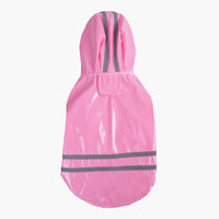 HKM-400659 Reflective Hooded Raincoat for Pets - PU Material in Multiple Colors