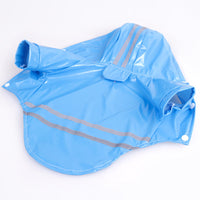 HKM-400659 Reflective Hooded Raincoat for Pets - PU Material in Multiple Colors