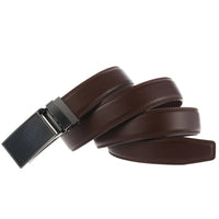 HKM-822163 Men's Automatic Leather Belt with Custom Logo Printing Capability