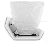 HKM-496403 Manicure Single Fan Vacuum Cleaner Dust Storage Bag - Non-Woven Fabric, White, 24.5cm x 22.5cm x 14.5cm