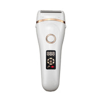 HKM-644371 Pearl White Electric Waterproof Rechargeable Shaver for Whole Body Hair Removal