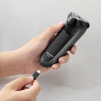 HKM-249491 Intelligent Electric Shaver with Washable Head and USB Charging, 45-Minute Runtime