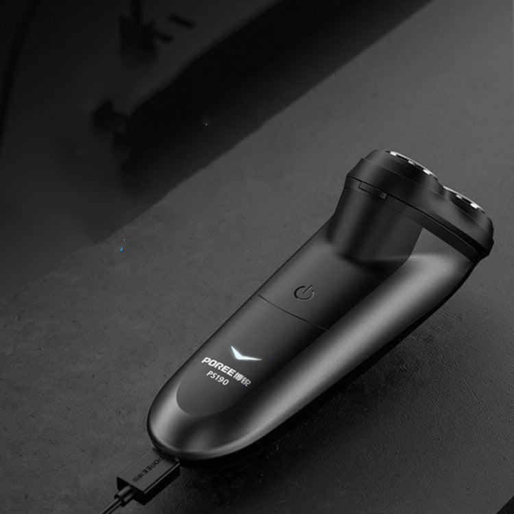HKM-249491 Intelligent Electric Shaver with Washable Head and USB Charging, 45-Minute Runtime