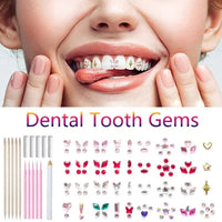 HKM-506451 Tooth Gem Kit with Elegant Gold Gems for Dazzling Smile Creations