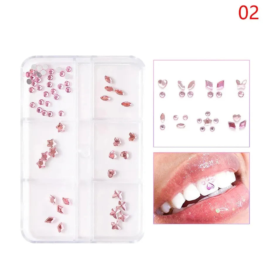 JMT-118026 Tooth Gem Kit with Elegant Gold Gems for Dazzling Smile Creations